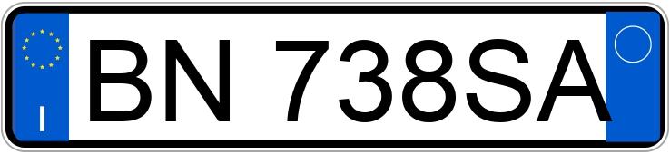 Numer rejestracyjny BN738SA posiada FIAT Punto 2a serie Numer rejestracyjny BN738SA posiada FIAT Punto 2a serie