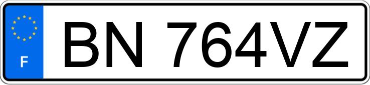 Numer rejestracyjny BN764VZ posiada RENAULT SCENIC II