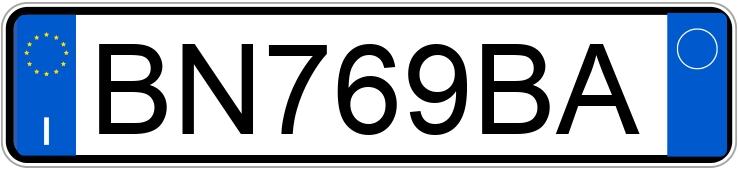 Numer rejestracyjny BN769BA posiada FIAT Punto 2a serie Numer rejestracyjny BN769BA posiada FIAT Punto 2a serie