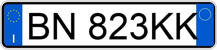 Numer rejestracyjny BN823KK posiada FIAT Punto 1a serie