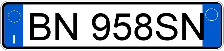 Numer rejestracyjny BN958SN posiada OPEL Agila 1a serie