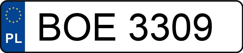 Numer rejestracyjny BOE 3309 posiada OPEL Corsa B 1.4 MR`97 City Base - BOE3309