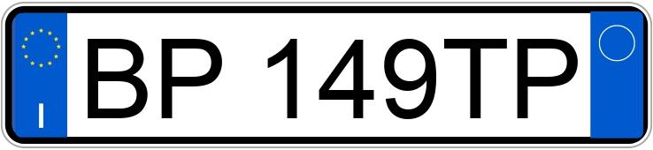 Numer rejestracyjny BP149TP posiada ALFA ROMEO 166 Numer rejestracyjny BP149TP posiada ALFA ROMEO 166