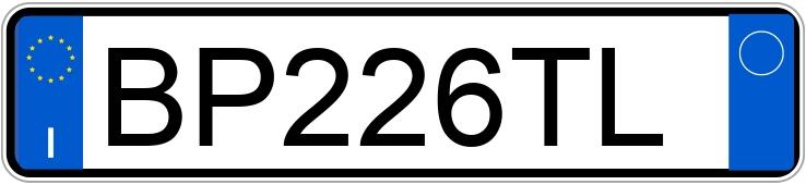 Numer rejestracyjny BP226TL posiada RENAULT Twingo 1a serie