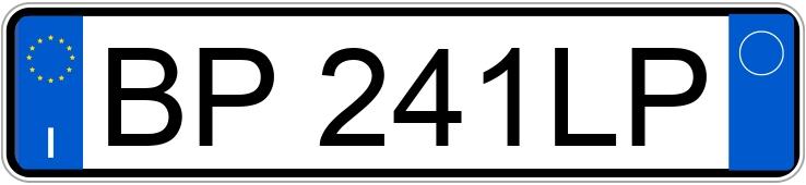 Numer rejestracyjny BP241LP posiada TOYOTA Yaris