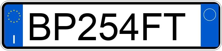 Numer rejestracyjny BP254FT posiada TOYOTA Yaris Numer rejestracyjny BP254FT posiada TOYOTA Yaris