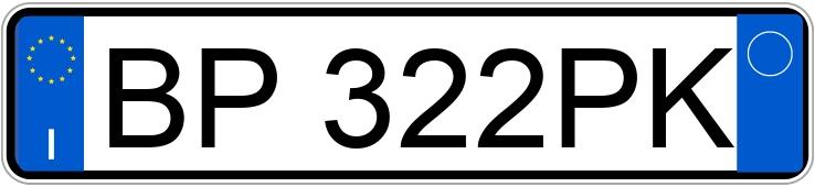 Numer rejestracyjny BP322PK posiada FIAT Panda 1a serie Numer rejestracyjny BP322PK posiada FIAT Panda 1a serie