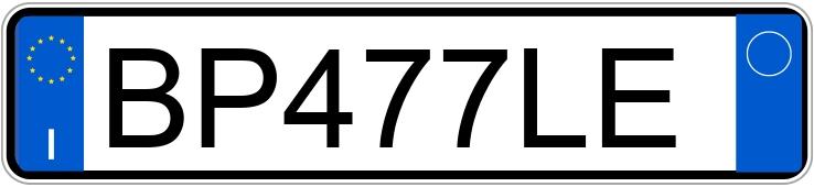 Numer rejestracyjny BP477LE posiada FIAT Punto 2a serie