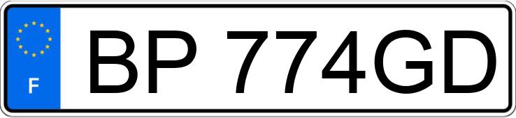 Numer rejestracyjny BP774GD posiada CHRYSLER 300C