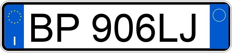 Numer rejestracyjny BP906LJ posiada FIAT Punto 2a serie