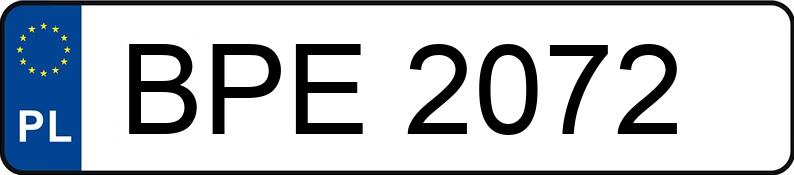 Numer rejestracyjny BPE 2072 posiada FSO FSO pick-up 1.8t 1.5 - BPE2072