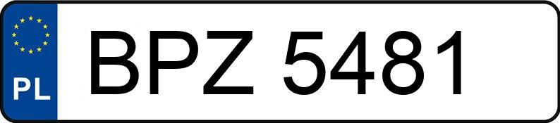 Numer rejestracyjny BPZ 5481 posiada FIAT  - BPZ5481