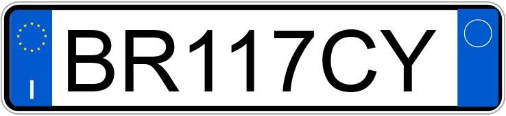 Numer rejestracyjny BR117CY posiada FIAT Punto 2a serie Numer rejestracyjny BR117CY posiada FIAT Punto 2a serie