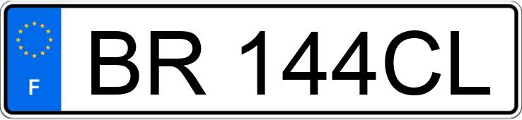 Numer rejestracyjny BR144CL posiada RENAULT MEGANE II