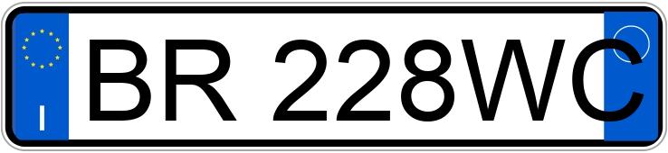 Numer rejestracyjny BR228WC posiada RENAULT Clio 2a serie