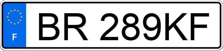 Numer rejestracyjny BR289KF posiada Fiat Doblo