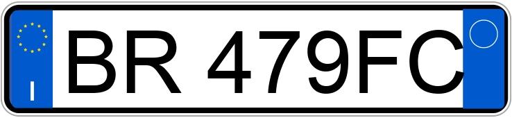 Numer rejestracyjny BR479FC posiada FIAT Punto 2a serie Numer rejestracyjny BR479FC posiada FIAT Punto 2a serie