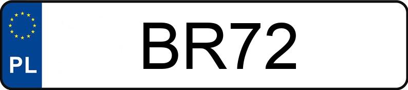 Numer rejestracyjny BR 72 posiada BMW 328I - BR72 Numer rejestracyjny BR 72 posiada BMW 328I - BR72