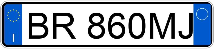 Numer rejestracyjny BR860MJ posiada MAZDA MX-5 1a serie
