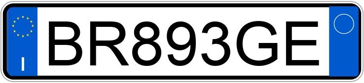 Numer rejestracyjny BR893GE posiada FIAT Seicento