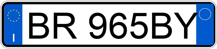 Numer rejestracyjny BR965BY posiada FORD Mondeo 2a serie