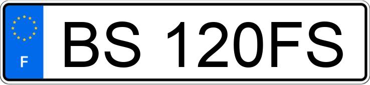 Numer rejestracyjny BS120FS posiada SEAT IBIZA