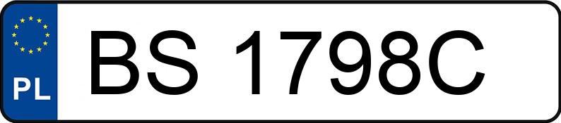 Numer rejestracyjny BS 1798C posiada AUDI A4 AVANT - BS1798C