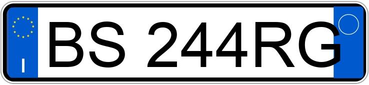 Numer rejestracyjny BS244RG posiada RENAULT Clio 2a serie