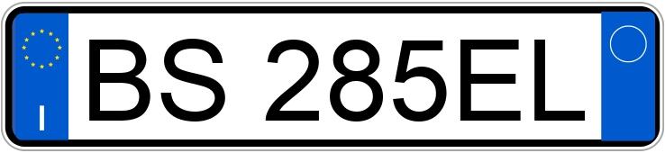 Numer rejestracyjny BS285EL posiada ALFA ROMEO 147