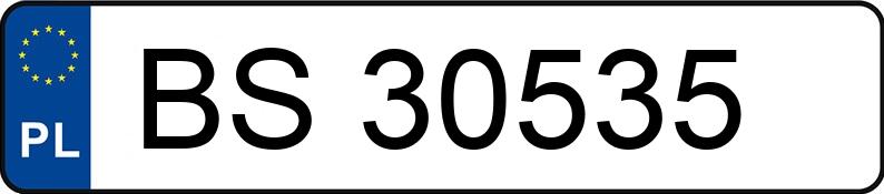 Numer rejestracyjny BS 30535 posiada PEUGEOT 307 2.0 HDI - BS30535