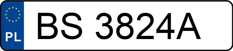 Numer rejestracyjny BS 3824A posiada AUDI A8 Quattro 4.2 TDi DPF MR`02 E4 4E Tiptronic - BS3824A