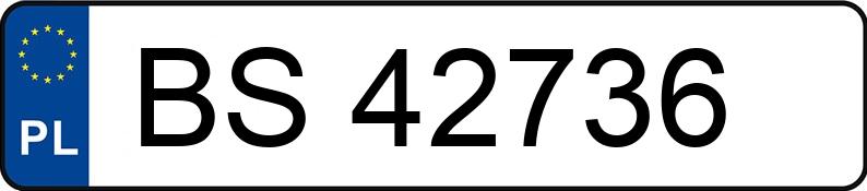 Numer rejestracyjny BS 42736 posiada AUDI A4 QUATTRO - BS42736 Numer rejestracyjny BS 42736 posiada AUDI A4 QUATTRO - BS42736