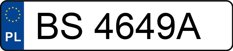 Numer rejestracyjny BS 4649A posiada BMW X5 XDRIVE25D - BS4649A