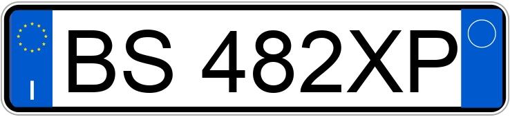 Numer rejestracyjny BS482XP posiada FIAT Panda 1a serie