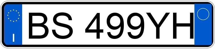 Numer rejestracyjny BS499YH posiada AUDI A4 2a serie