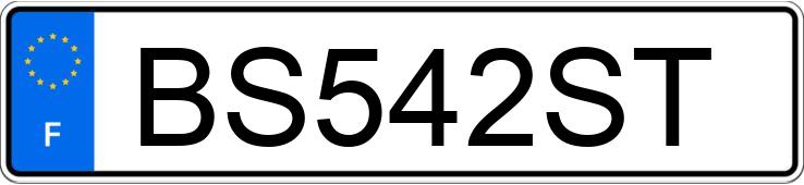 Numer rejestracyjny BS542ST posiada FORD FOCUS