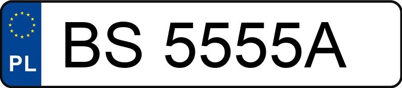 Numer rejestracyjny BS 5555A posiada BMW 316D - BS5555A Numer rejestracyjny BS 5555A posiada BMW 316D - BS5555A