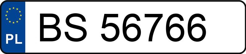 Numer rejestracyjny BS 56766 posiada BMW 320 - BS56766