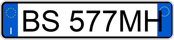 Numer rejestracyjny BS577MH posiada LANCIA Y