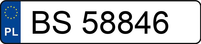Numer rejestracyjny BS 58846 posiada TOYOTA AVENSIS - BS58846
