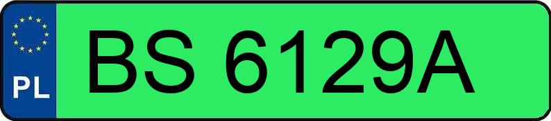 Numer rejestracyjny BS 6129A posiada NISSAN Leaf II MR`18 Tekna 40kWh Aut. - BS6129A Numer rejestracyjny BS 6129A posiada NISSAN Leaf II MR`18 Tekna 40kWh Aut. - BS6129A
