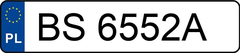 Numer rejestracyjny BS 6552A posiada BMW 525 D - BS6552A