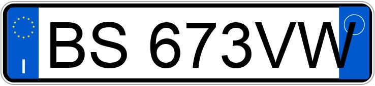 Numer rejestracyjny BS673VW posiada PEUGEOT 206