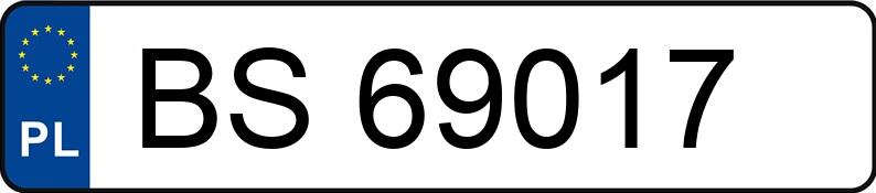 Numer rejestracyjny BS 69017 posiada AUDI A6 - BS69017 Numer rejestracyjny BS 69017 posiada AUDI A6 - BS69017