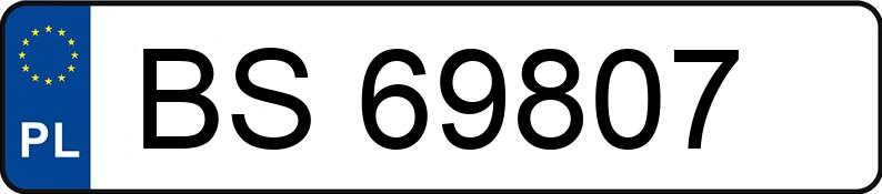 Numer rejestracyjny BS 69807 posiada VOLVO V40 - BS69807