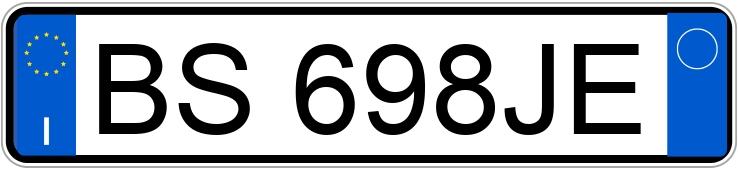 Numer rejestracyjny BS698JE posiada RENAULT Clio 2a serie