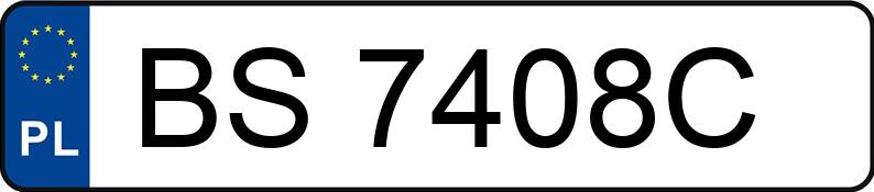 Numer rejestracyjny BS 7408C posiada DODGE JOURNEY - BS7408C