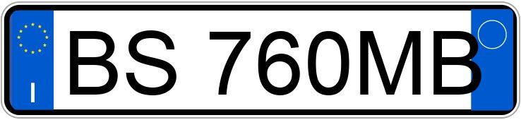 Numer rejestracyjny BS760MB posiada SMART city coupe-cabrio