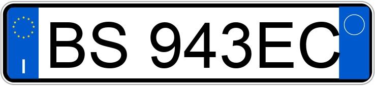 Numer rejestracyjny BS943EC posiada PEUGEOT 406