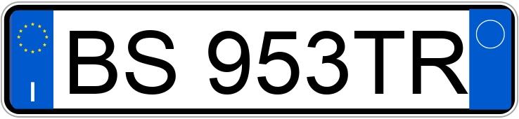 Numer rejestracyjny BS953TR posiada DAIHATSU Terios